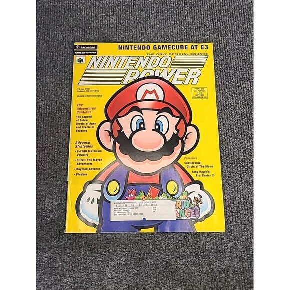 Vtg Nintendo Power Magazine #145 - June 2001 Super Mario Advance Cover w/poster - Picture 1 of 7
